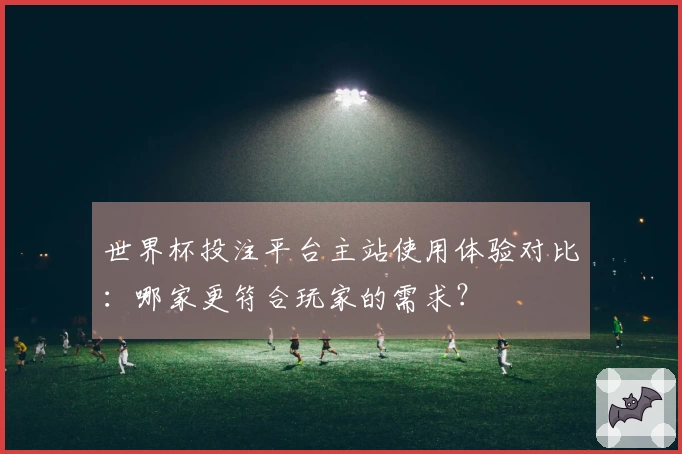 世界杯投注平台主站使用体验对比：哪家更符合玩家的需求？