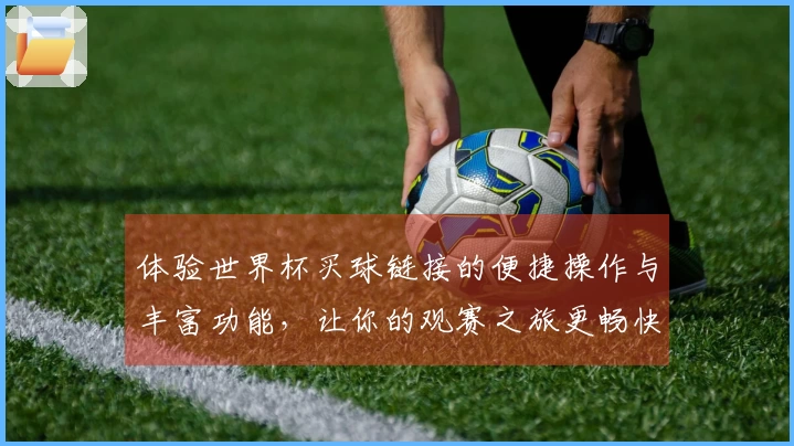 体验世界杯买球链接的便捷操作与丰富功能,让你的观赛之旅更畅快